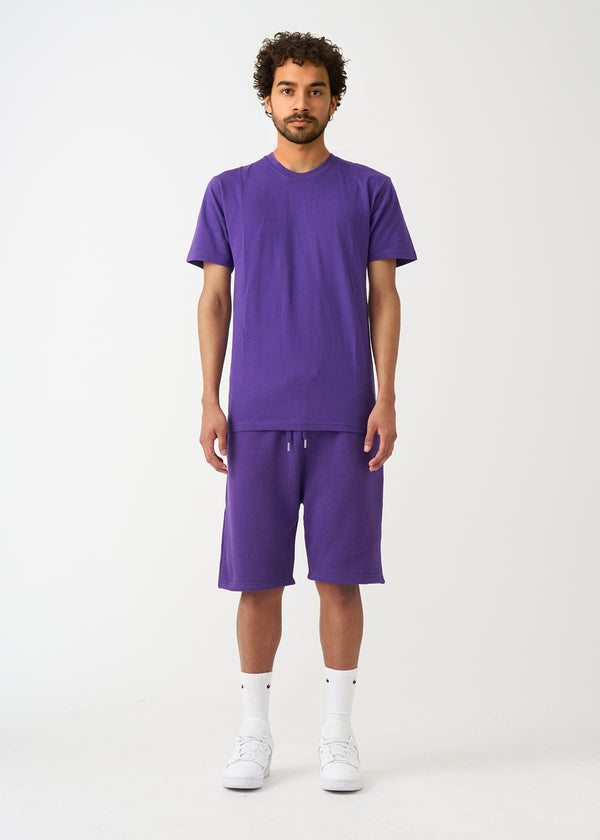 Purple T-Shirt And Short Set