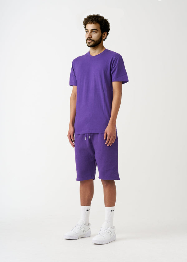Purple T-Shirt And Short Set