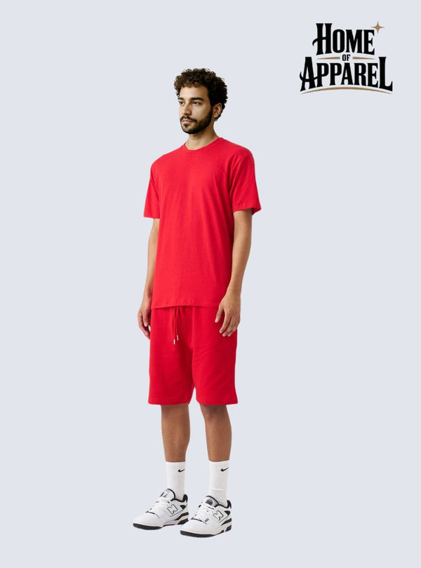 Red T-Shirt And Short Set