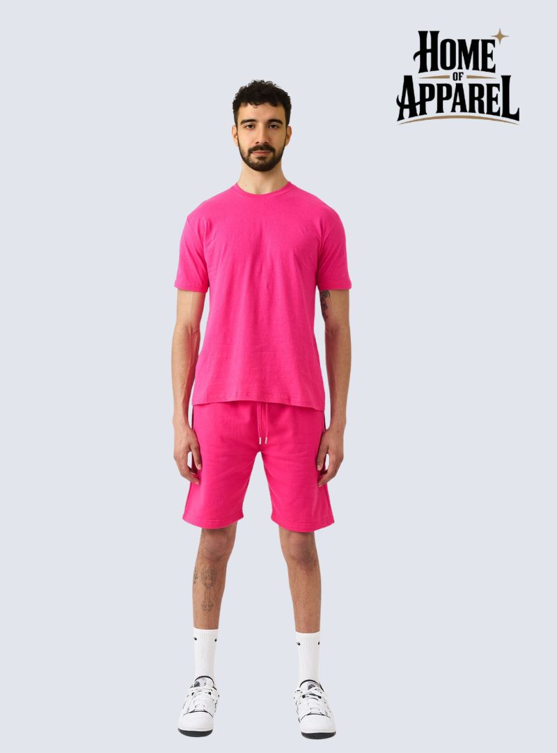 Hot Pink T-Shirt And Short Set