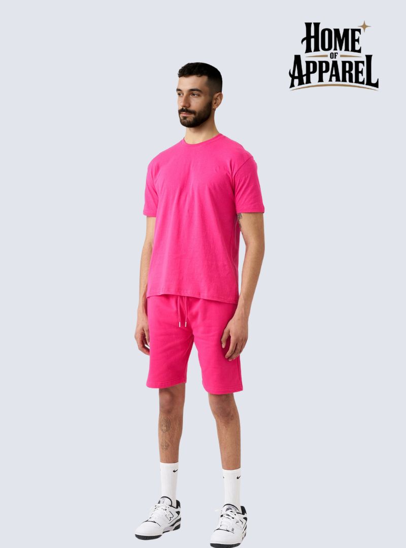 Hot Pink T-Shirt And Short Set