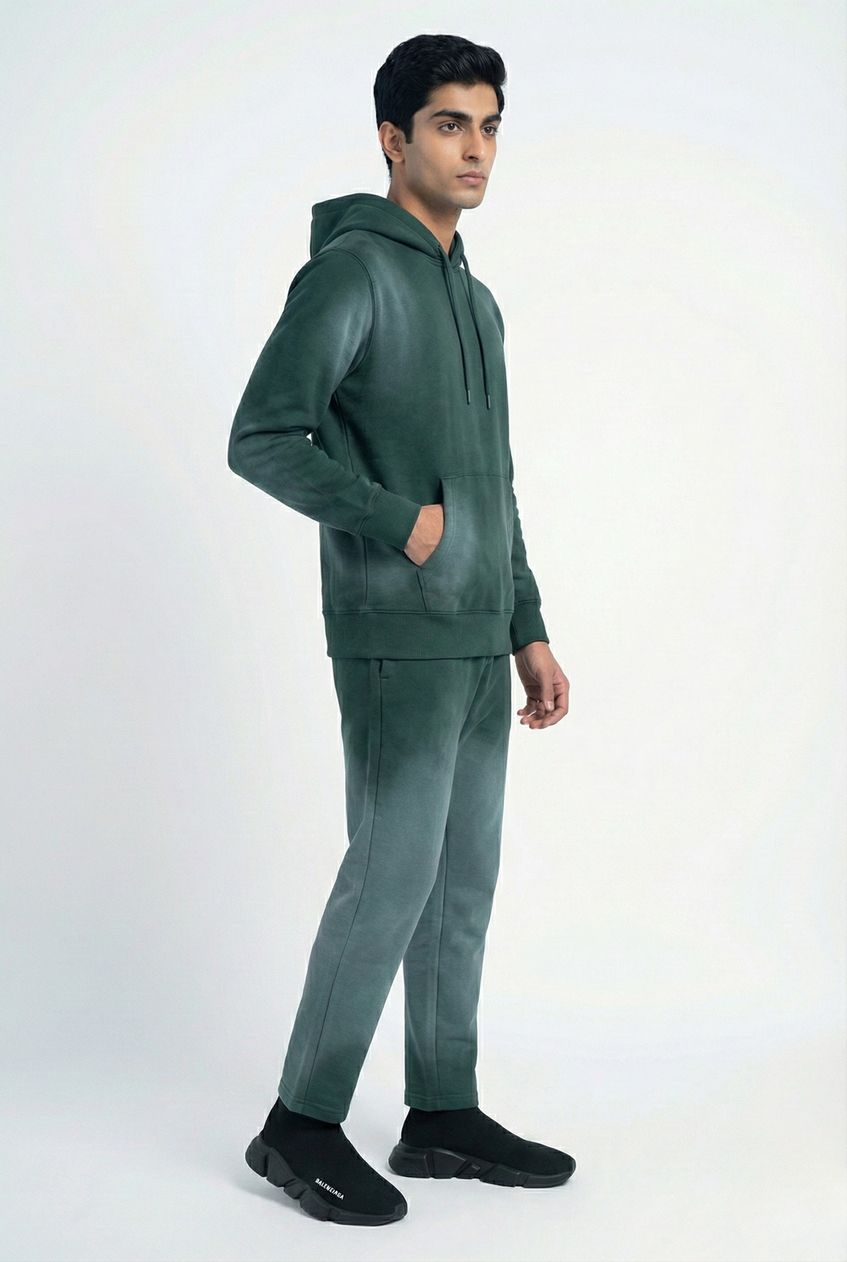 Premium Sun Faded Green Sweat Suit – Everyday Comfort & Style