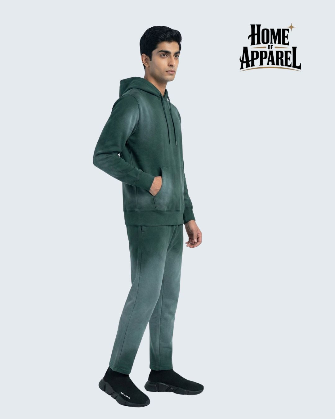 Premium Sun Faded Green Sweat Suit – Everyday Comfort & Style